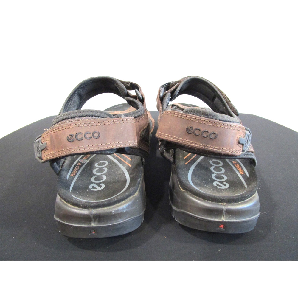 ECCO Yucatan Brown Leather Hiking Sport Sandals Men 47 EU/13 US - Picture 6 of 9